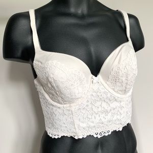 VICTORIA SECRET - Bra Top - White - 34DD